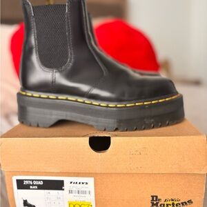 Dr. Martens Black Leather Boots